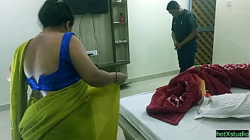 Indian businessman enjoys passionate encounter with attractive hotel maid in Kolkata, featuring explicit audio