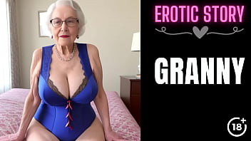 Step grandson fulfills his desires with mature step grandmother in explicit video