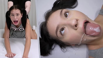 Matty, a stunning 18-year-old, gets brutally fucked by her landlord in various positions